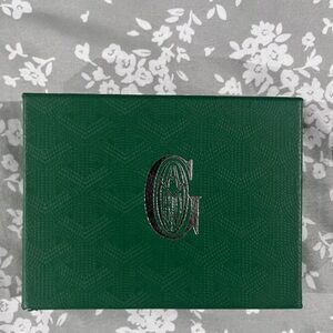 Goyard Saint Splice Card Holder white